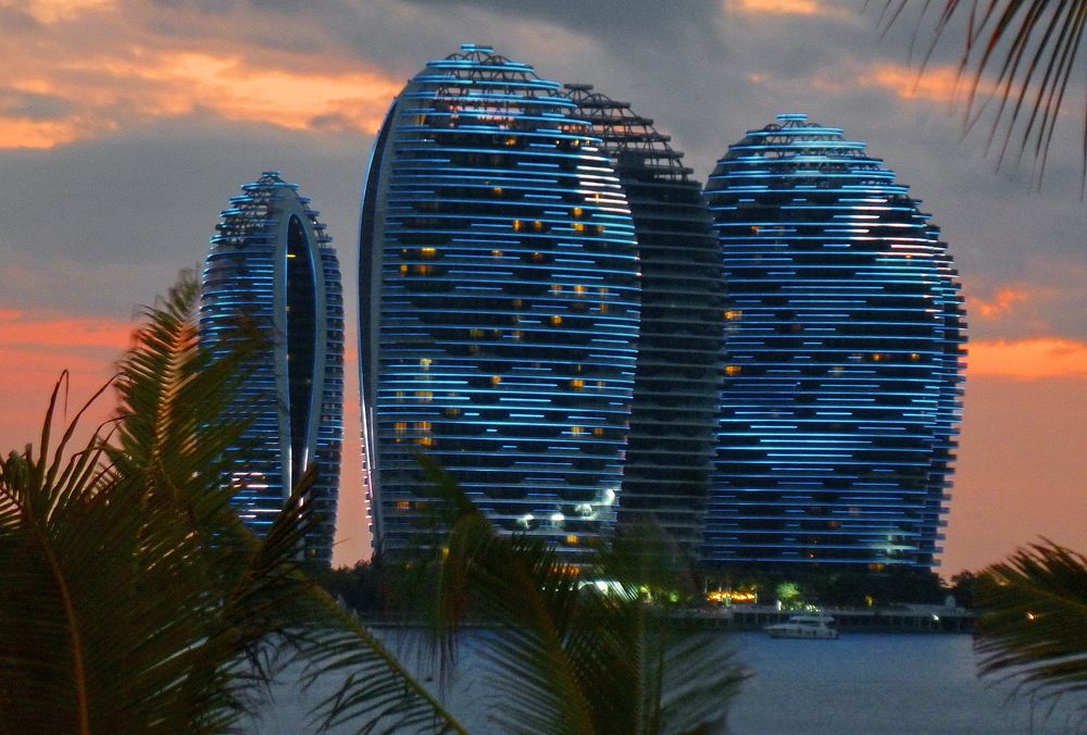 Вечерние огни.