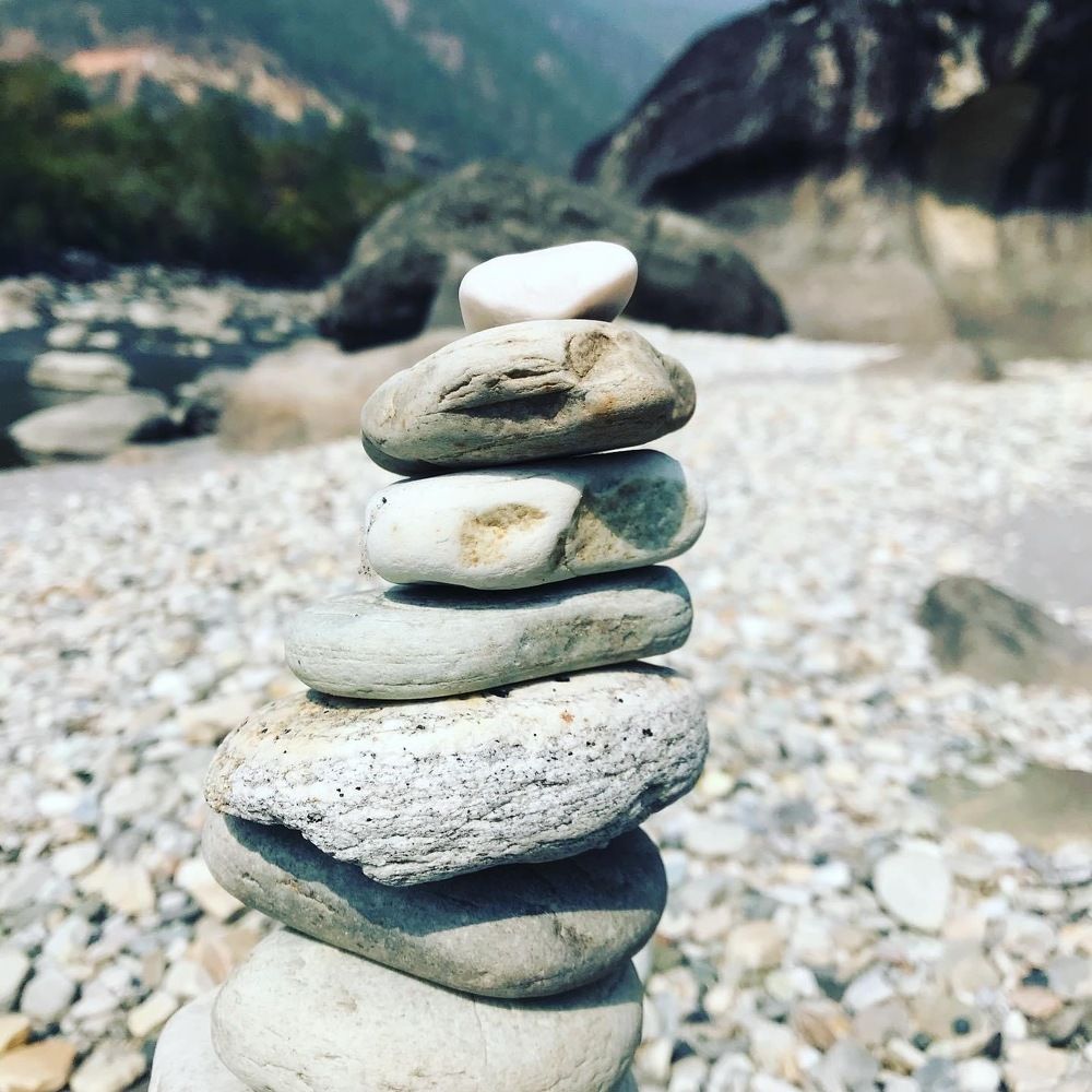 Piling stone