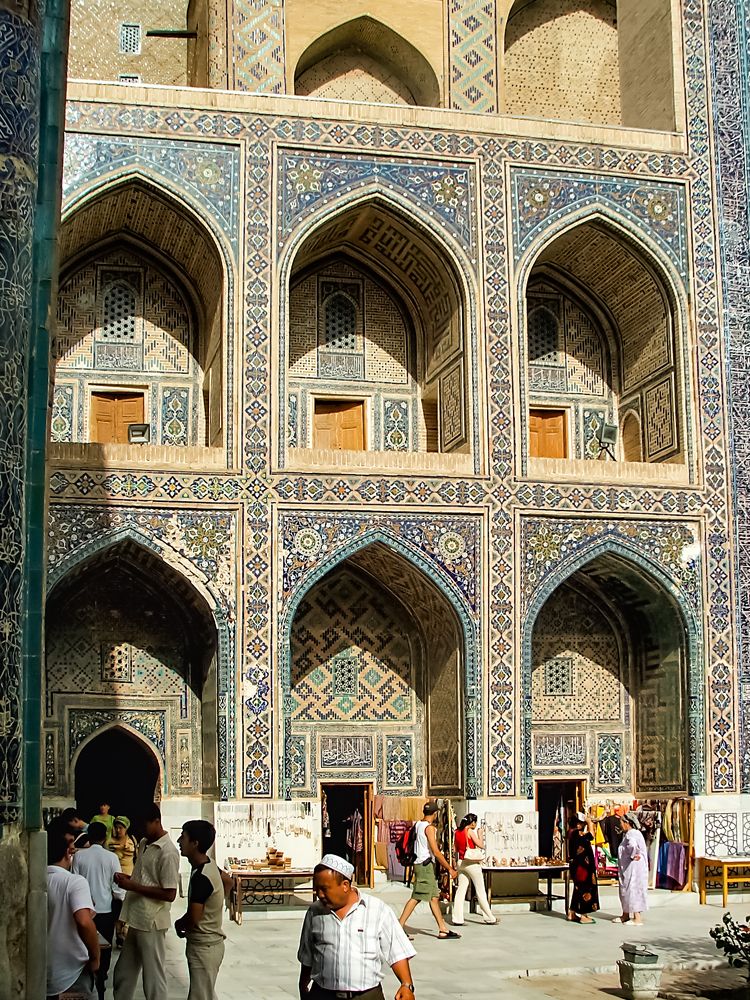 Медресе Улугбека (внутреений двор), Самарканд