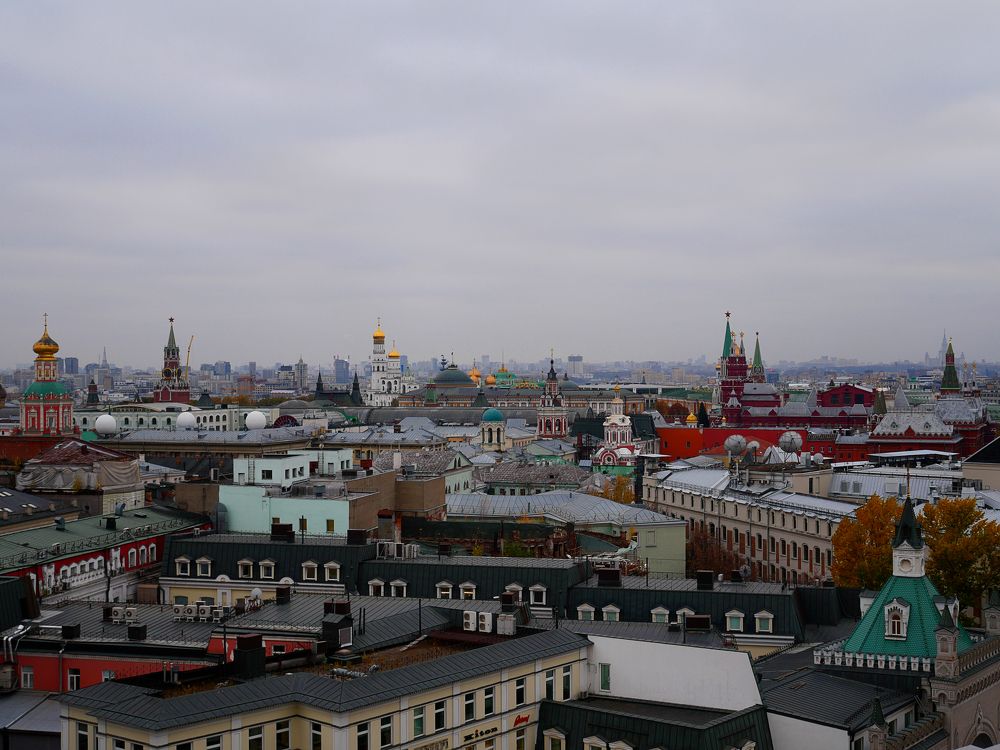 Москва с крыши