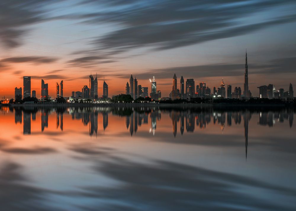 Dubai At Sunrise