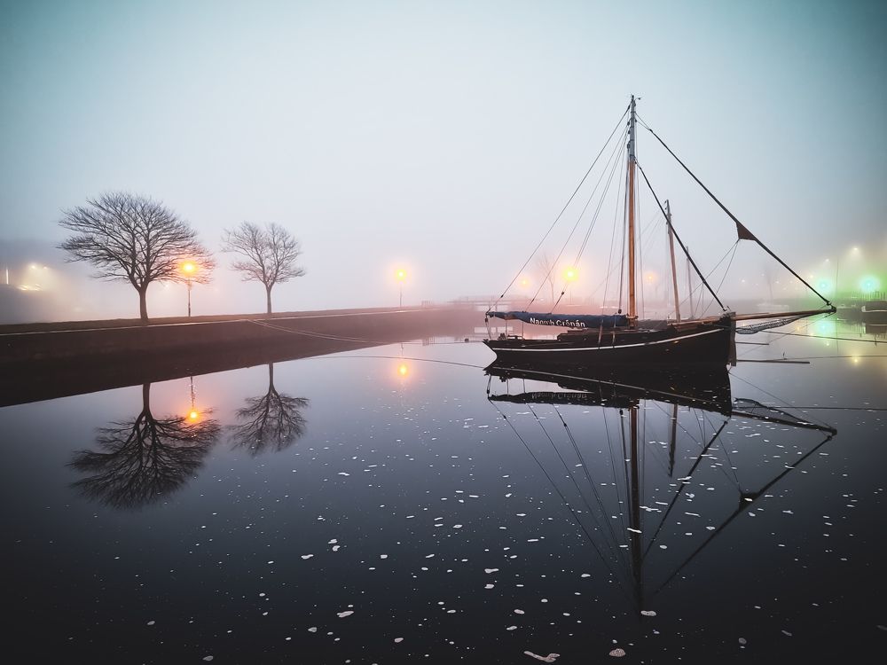 Misty Morning at River Corrib