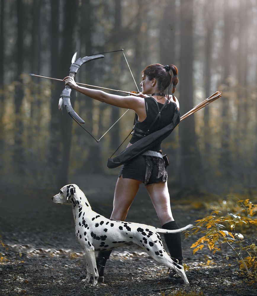 Мирослава вышла на охоту