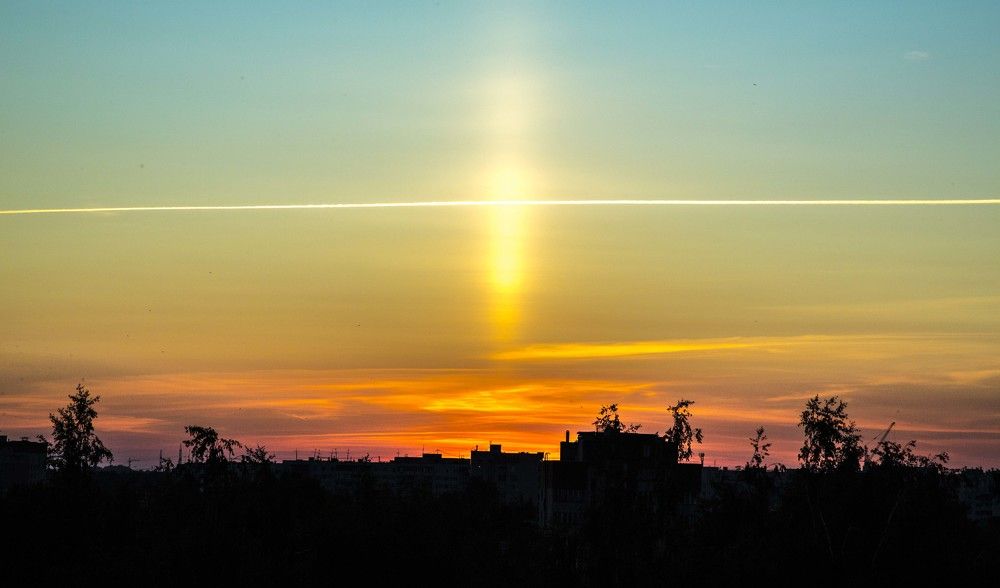 Необычный закат