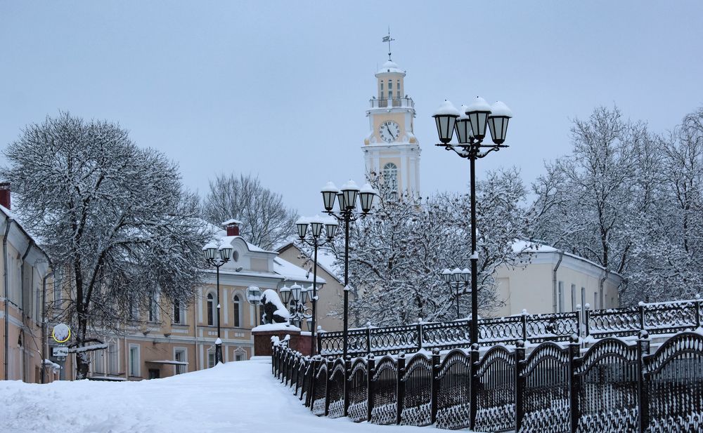 Падал снег...