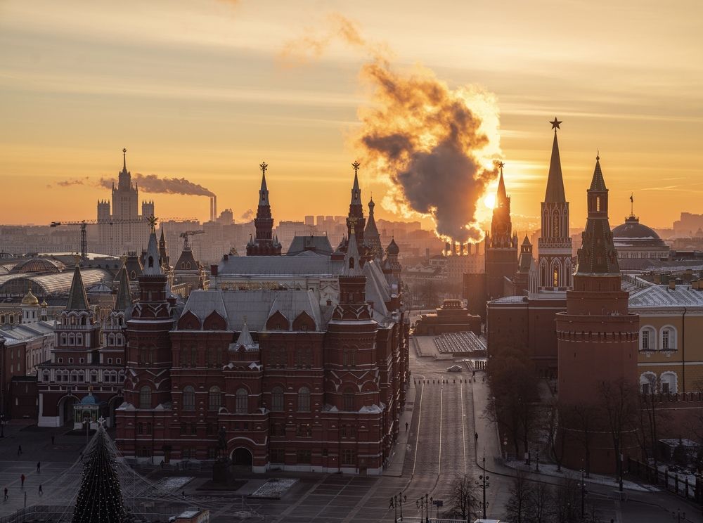 Рассвет над Кремлем