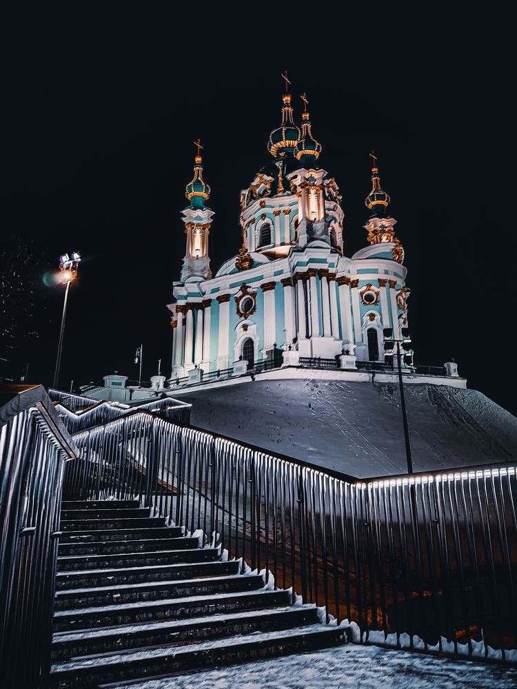 St. Andrew's Church in winter