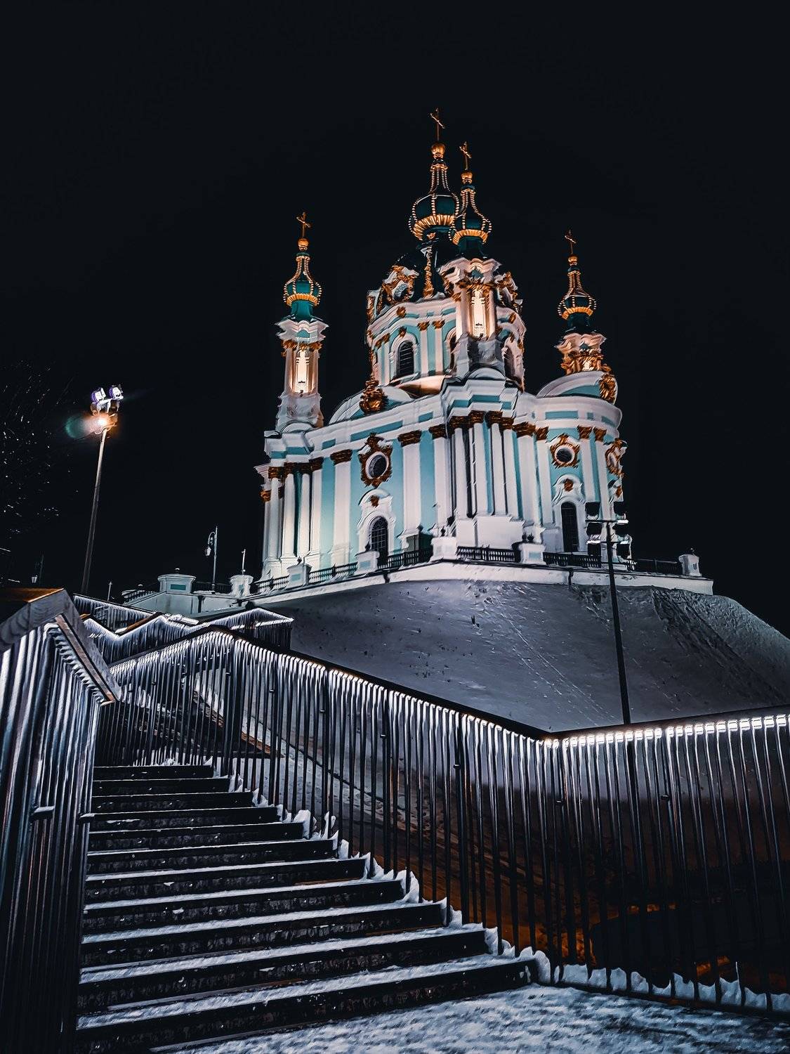 St. Andrew's Church in winter