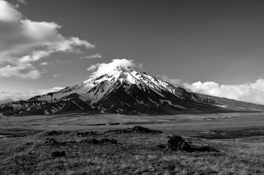 Вид на вулкан