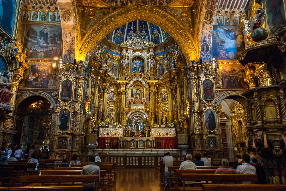 IGLESIA DE SAN FRANCISCO, ALTAR MAYOR.