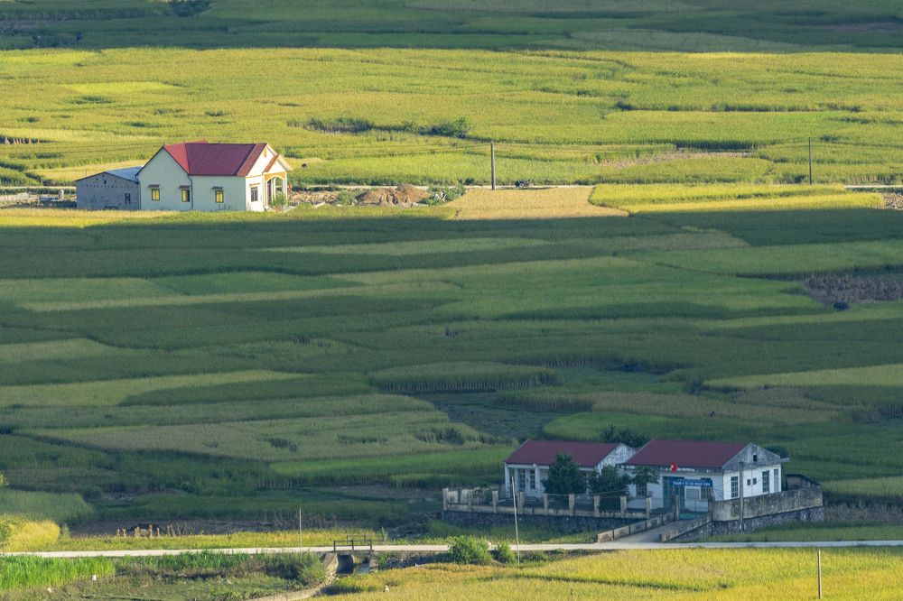 The village in the border area