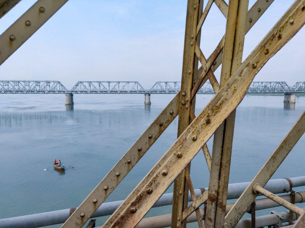 Sailing in one of the Largest Rivers in India