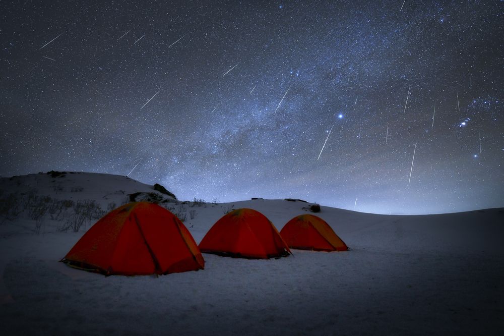 The Geminids night