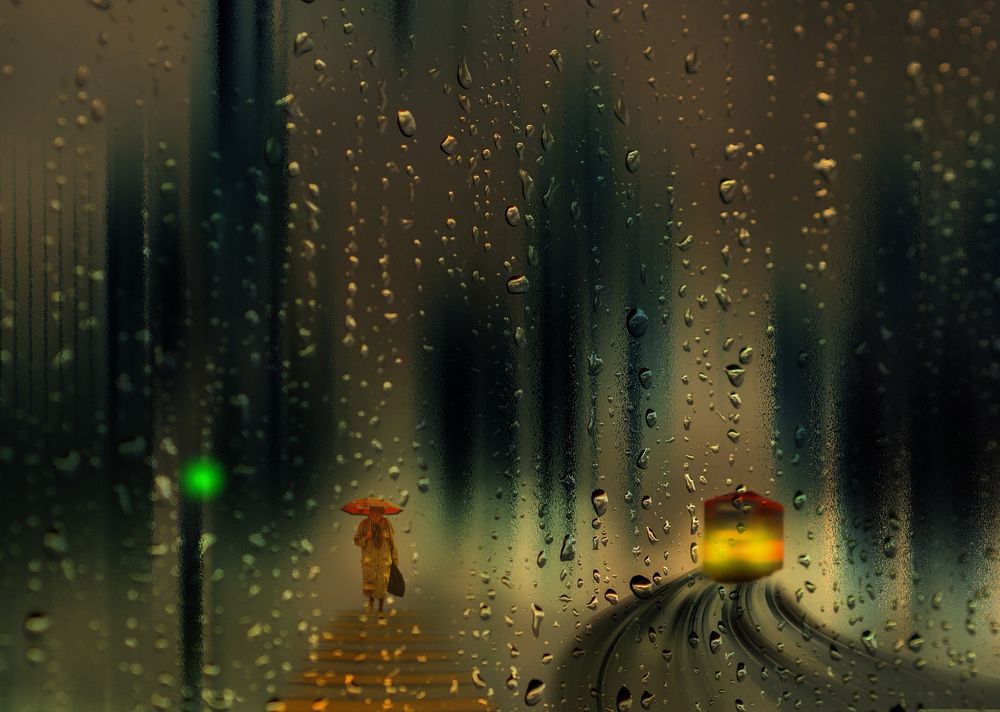 Дождь в городе