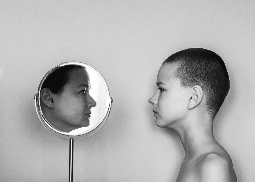 self-portrait with my son