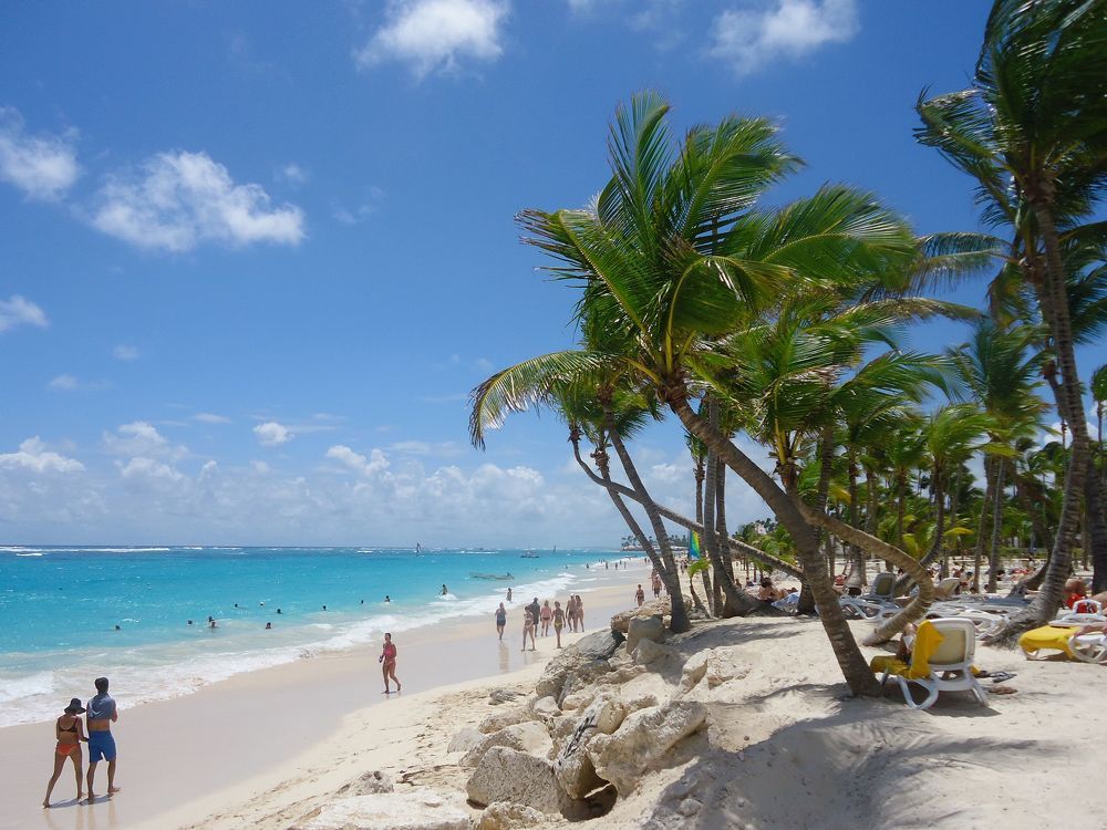 Пляжи республики Доминикана.