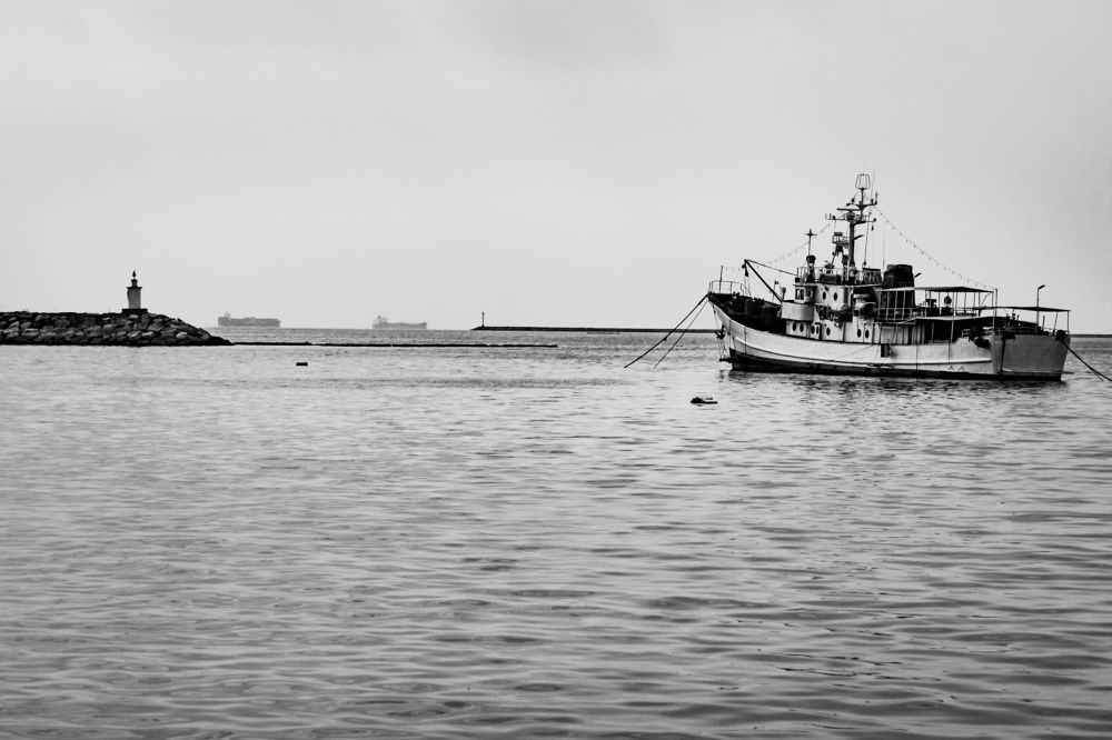 Yatch in at the Port