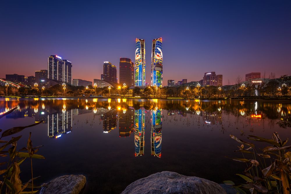 The dust of Tianfu International Finance Centre