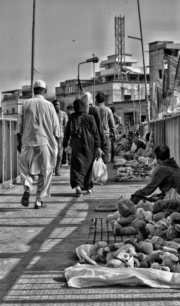 Toy Seller Looking for Customers.