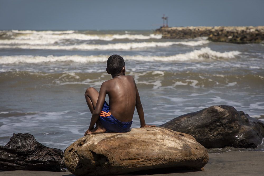 Look at the serene sea