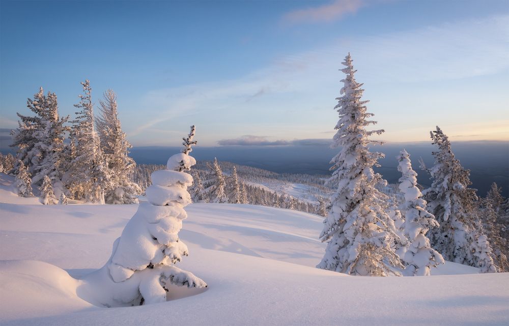 ...Снежные просторы...