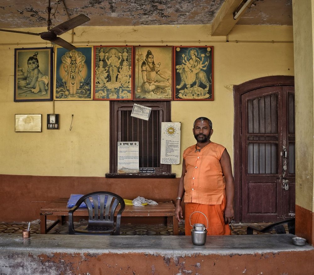 Priest in the temple