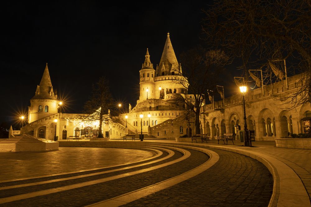Fisherman's Bastion at Budapest, Hungary