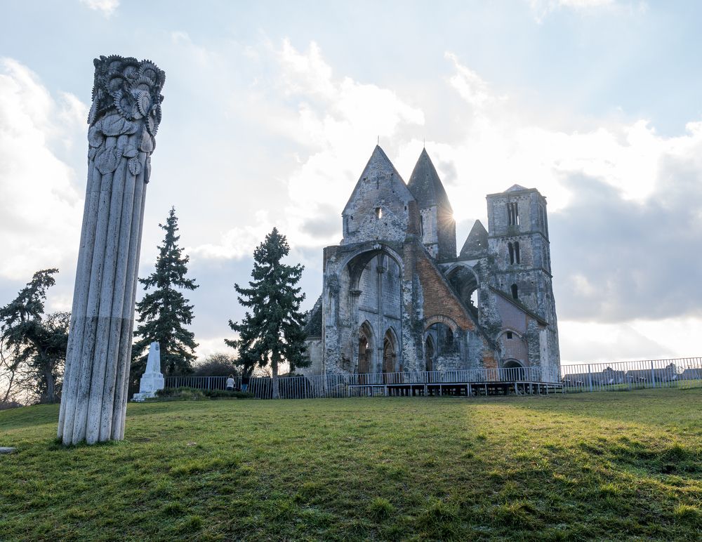 Ruined church in Zsámbék, Hungary