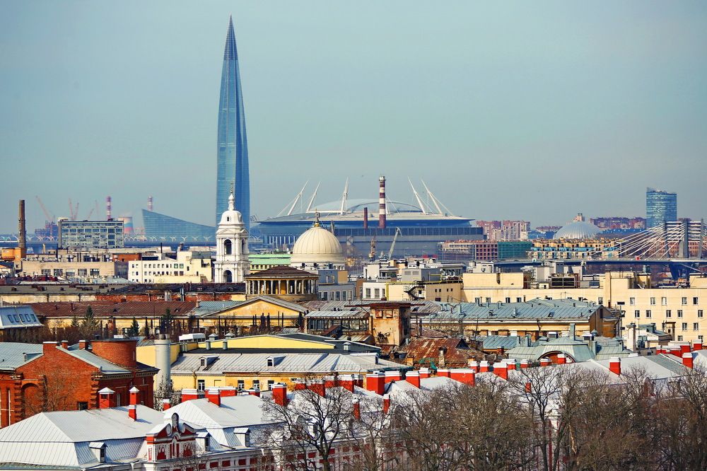 Крыши Санкт-Петербурга.
