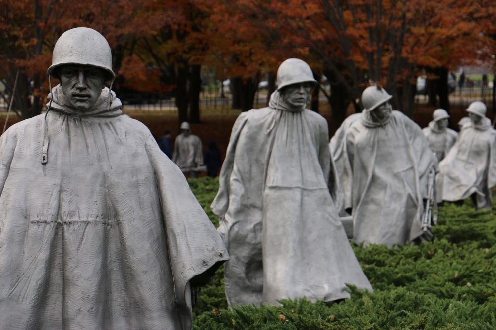 Мемориал ветеранам Корейской войны.