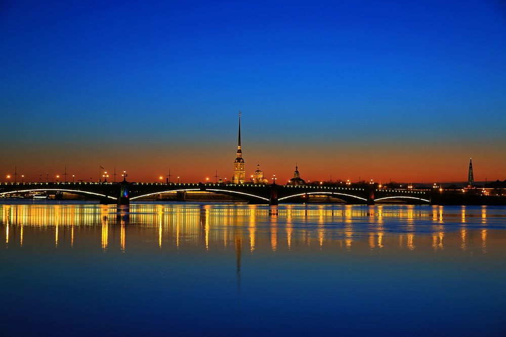 Санкт-Петербург. Вид на Петропавловске крепость.