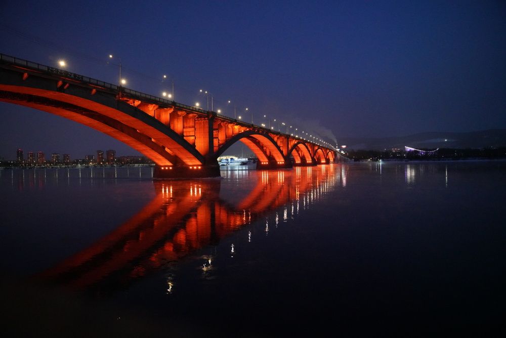 Коммунальный мост, Красноярск.