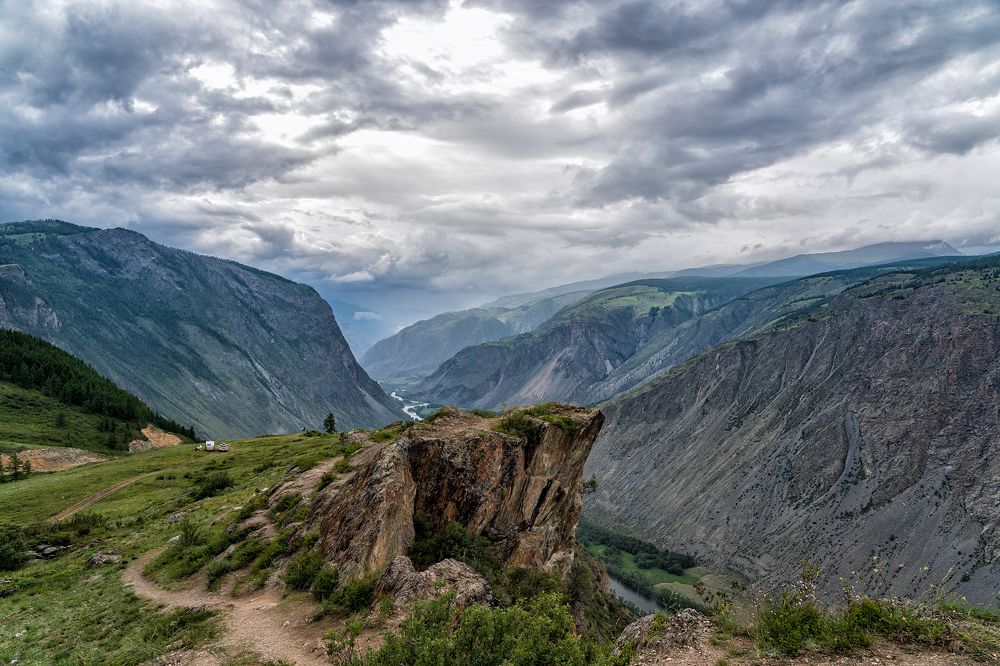 Горный Алтай. Ненастье.