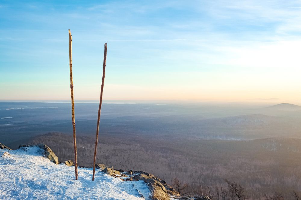 View from the Ural mountains.
