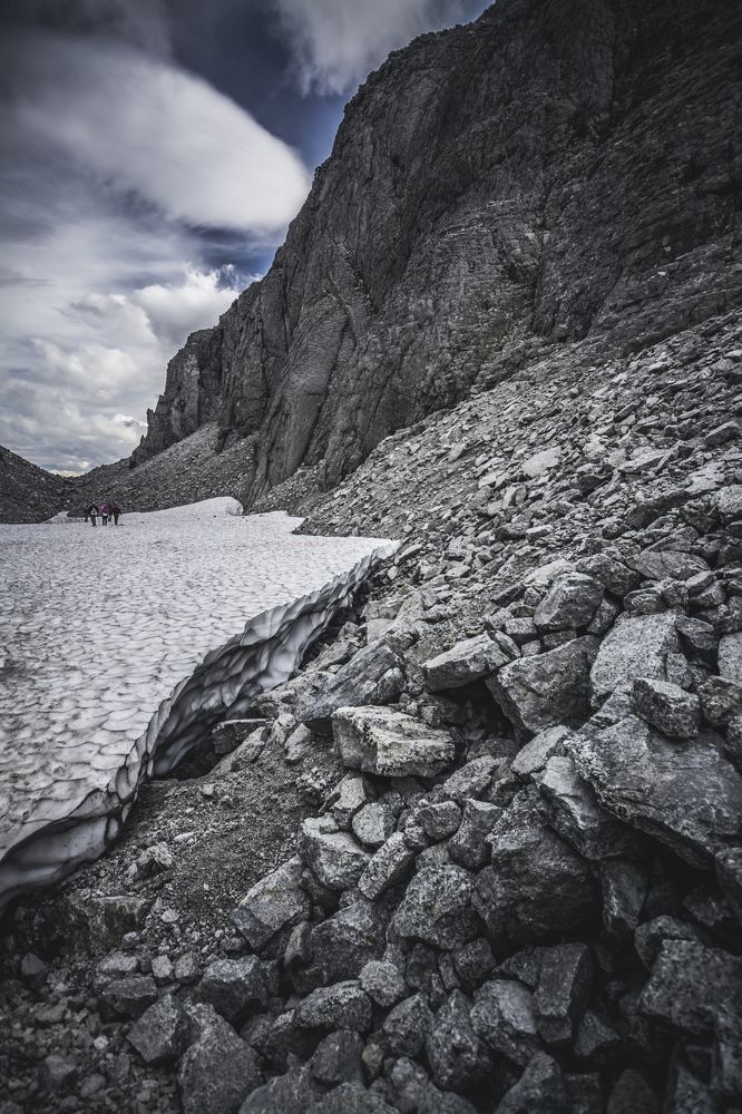 Ледник в Хибинах