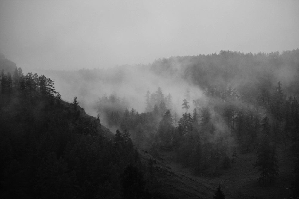 Горы в облаках