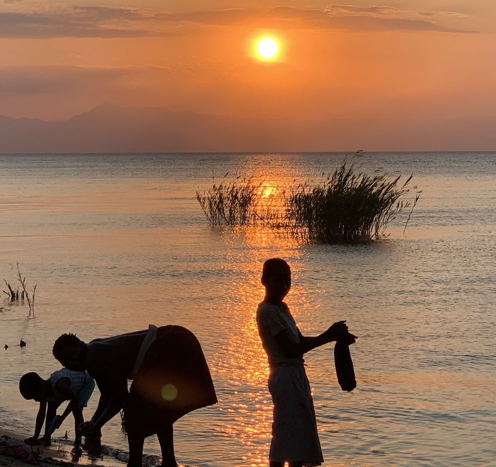 Washing clothes on Sunday