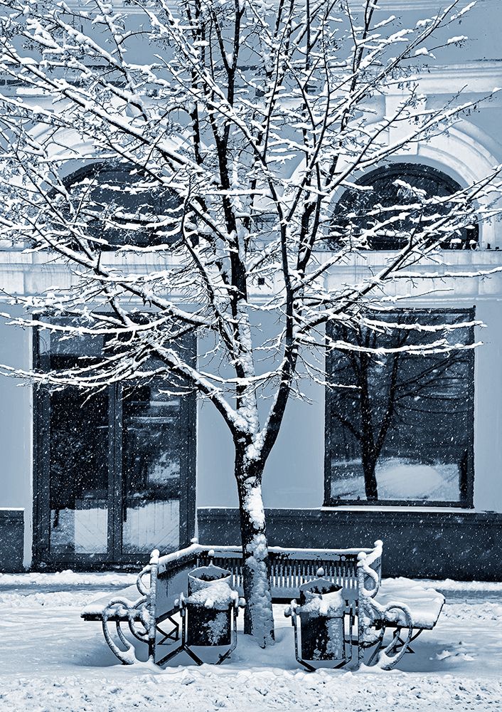 Зима в городе.