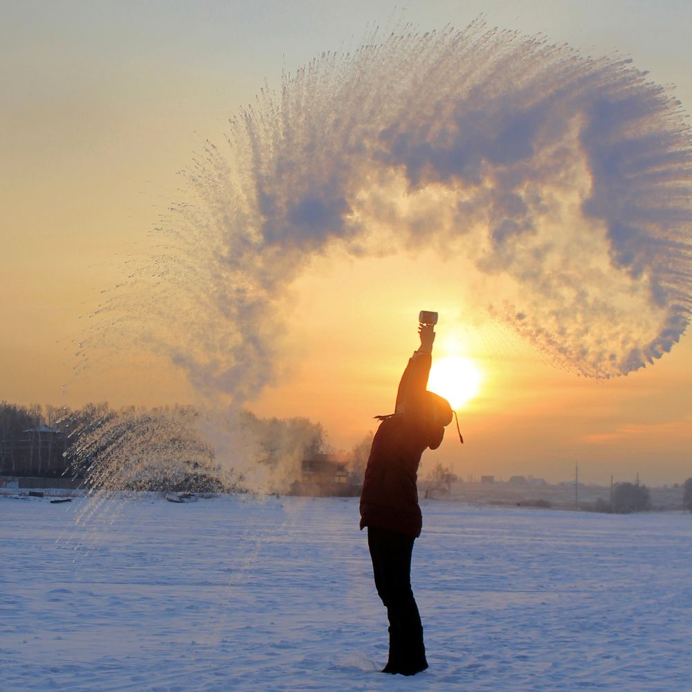 Сибирский морозный салют