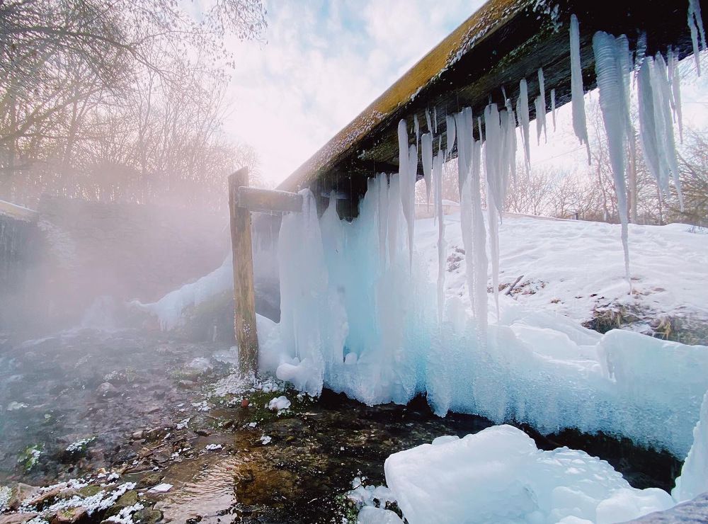 Ледяное Царство на старой мельнице