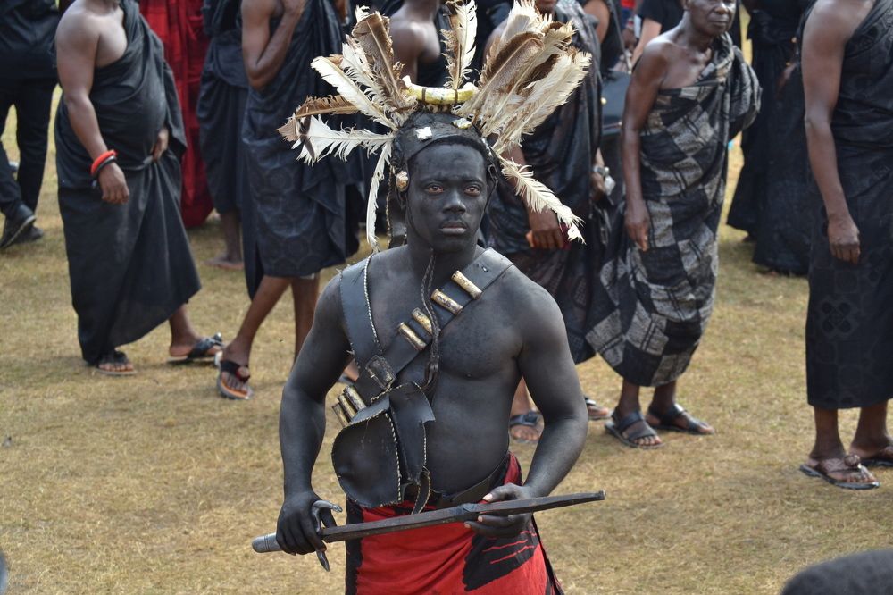 Warrior of the Asante kingdom of Ghana