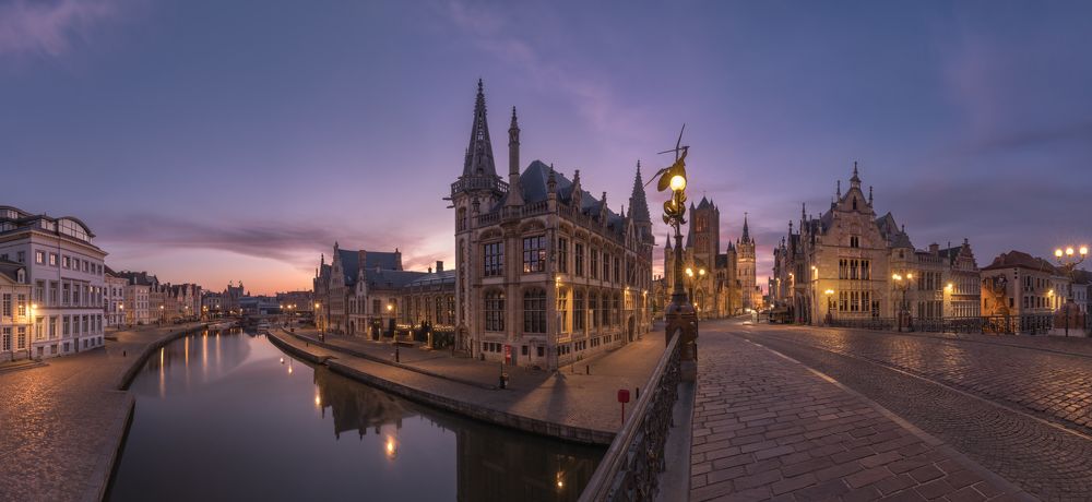 Рассвет в Генте