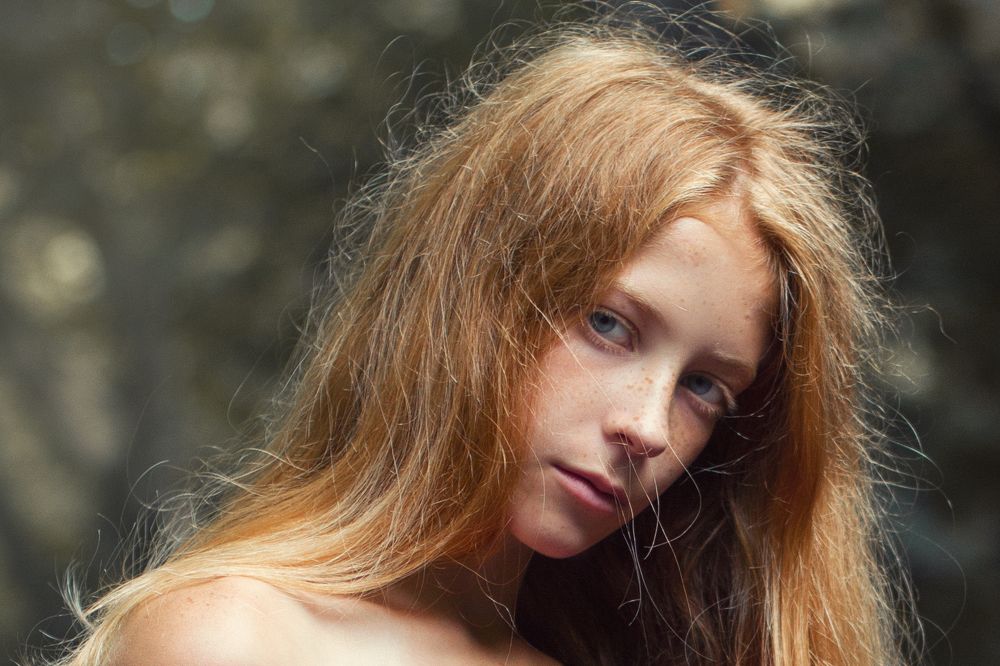 Girl with golden hair