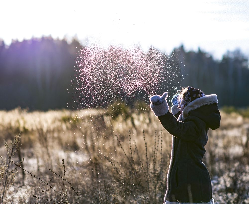 Девочка и снег