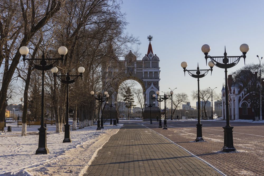Триумфальная арка. г.Благовещенск