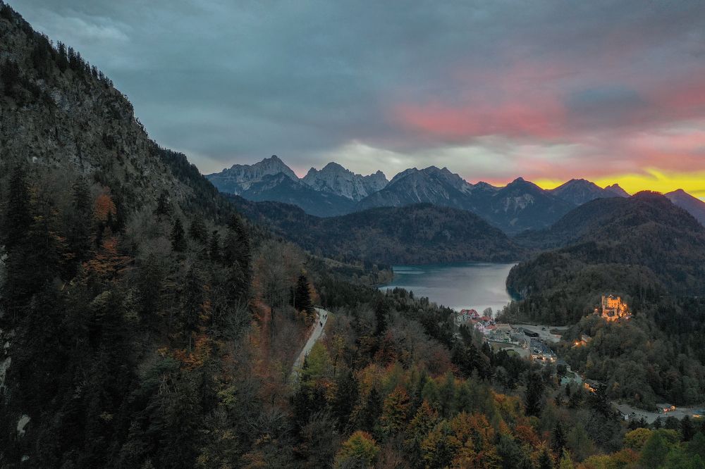 Закат - это мгновение.