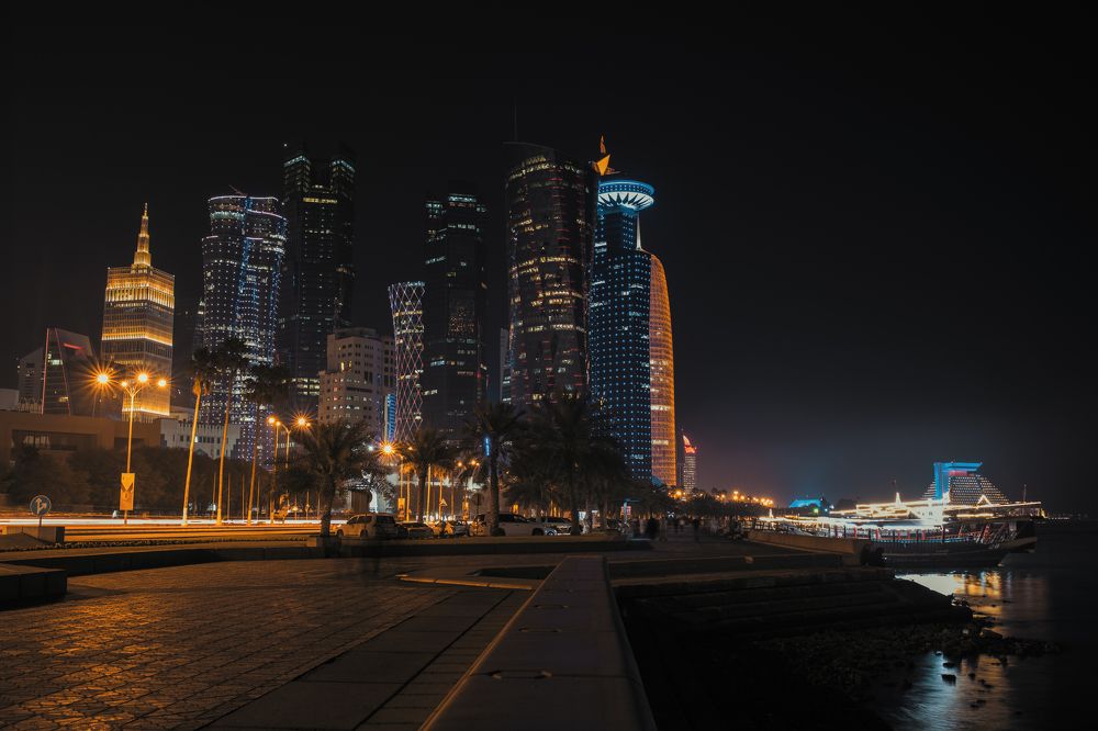 Walking promenade on the Corniche