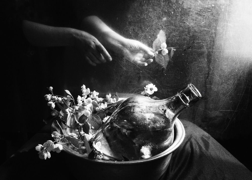 Тазик с жасмином