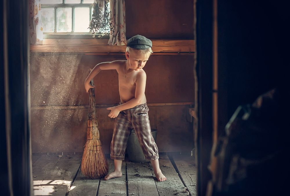 Уборка не по-детски