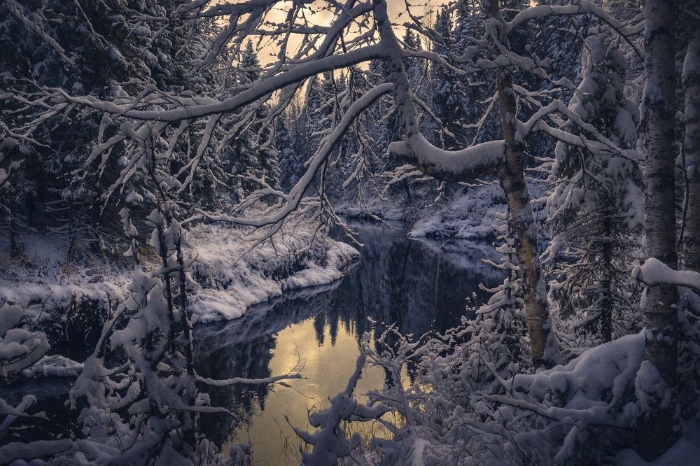 Первый снег на Лопью